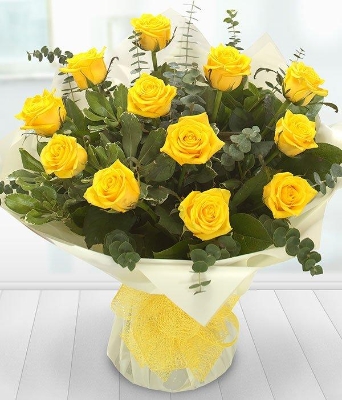 A Dozen Yellow Roses*