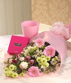 Ice Cream Sunday Vase and Chocolate Gift Set